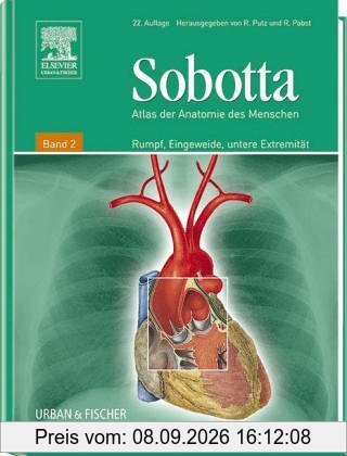 Atlas der Anatomie des Menschen, 2 Bde., Bd.2, Rumpf, Eingeweide, untere Extremität. 21. neu bearbeitete Auflage.