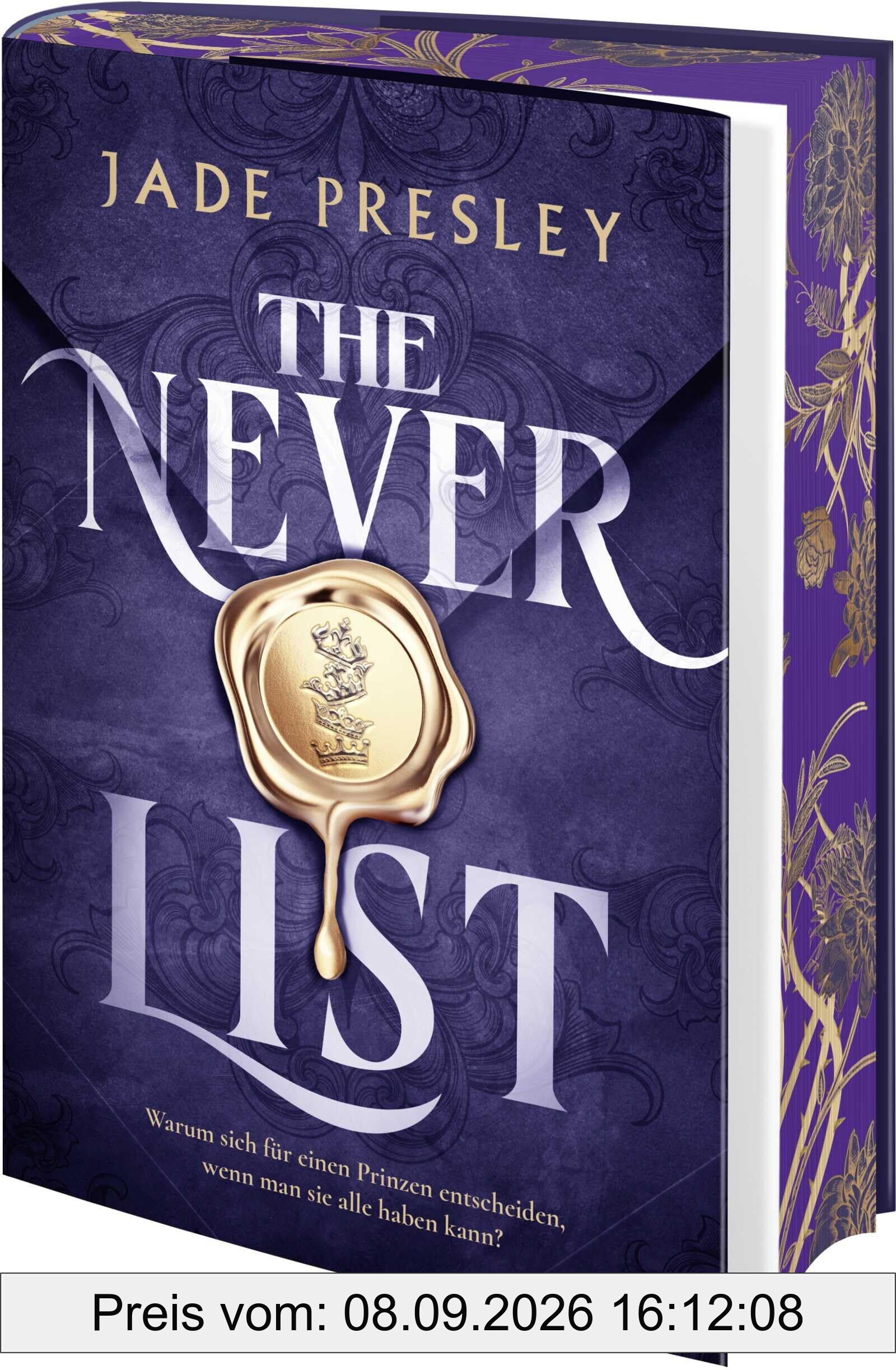 The Never List: Spicy Why-Choose Fantasy Romance | Mit Farbschnitt in der Erstauflage (Die Legenden des Chaos, Band 1)