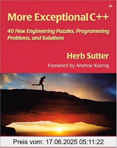 Binding : Taschenbuch, Edition : New ed., Label : Addison-Wesley Longman, Amsterdam, Publisher : Addison-Wesley Longman, Amsterdam, NumberOfItems : 1, medium : Taschenbuch, numberOfPages : 279, publicationDate : 2002-01-03, authors : Herb Sutter, languages : english, ISBN : 020170434X