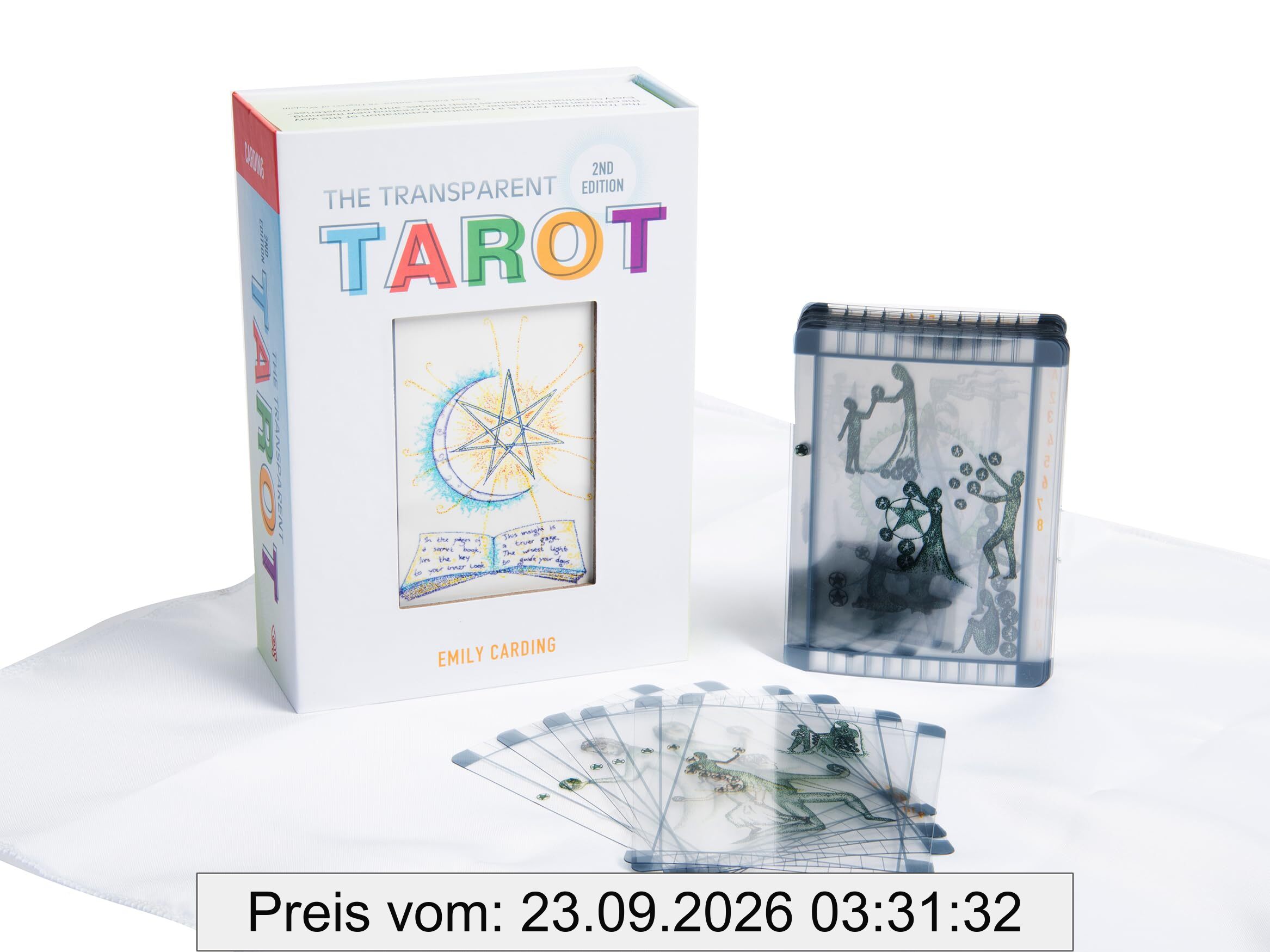 The Transparent Tarot: (2nd Edition, Tarot Kit Box Set with 78 Cards and Guide Book)