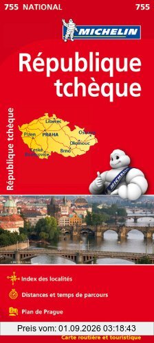 Carte République tchèque Michelin