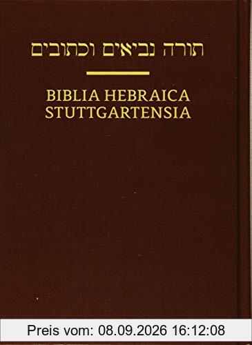 Biblia Hebraica Stuttgartensia: Verkleinerte Ausgabe (Ediciones científicas de la Deutsche Bibelgesellschaft)