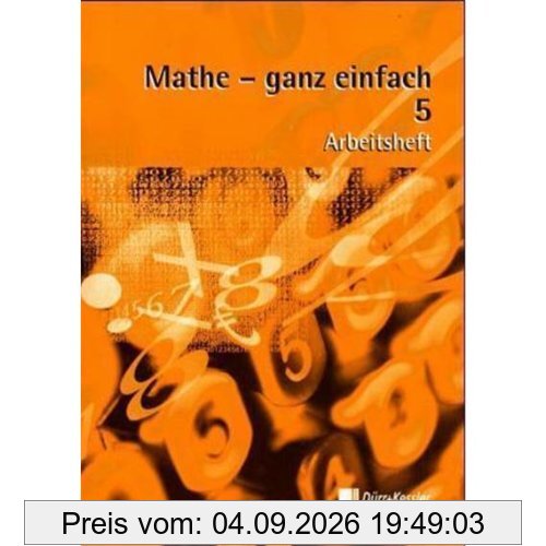 Mathe - ganz einfach: Arbeitsheft 5