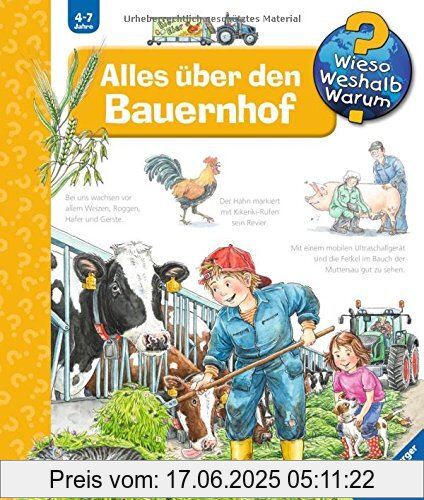 Brand : Ravensburger, Binding : Spiralbindung, Edition : 1, Label : Ravensburger Buchverlag, Publisher : Ravensburger Buchverlag, PackageQuantity : 1, Feature : Alter ab (Jahren) : : 4, medium : Sonstige Einbände, numberOfPages : 16, publicationDate : 2015-01-14, releaseDate : 2015-01-25, authors : Andrea Erne, languages : german, ISBN : 3473328960