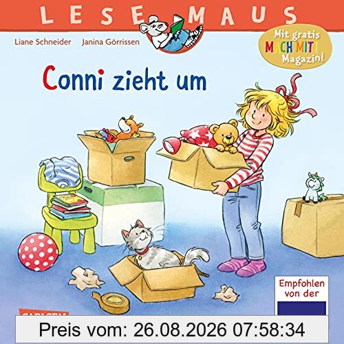 LESEMAUS 66: Conni zieht um: Bilderbuchgeschichte für Kinder ab 3 (66)