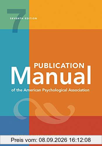 Publication Manual of the American Psychological Association
