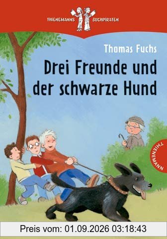 Drei Freunde und der schwarze Hund