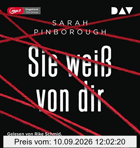 Sie weiß von dir: Ungekürzte Lesung mit Rike Schmid, Maria Koschny und Simon Jäger (2 mp3-CDs)