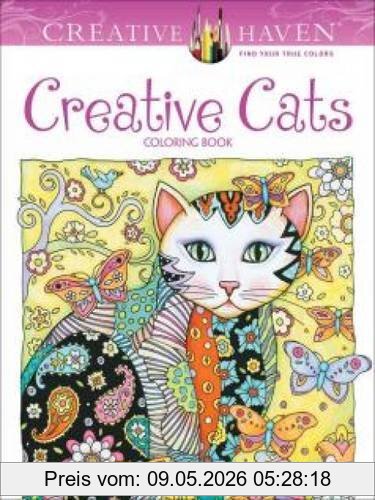Marjorie Sarnat Creative Haven Creative Cats Coloring Book (Creative Haven Coloring Books)