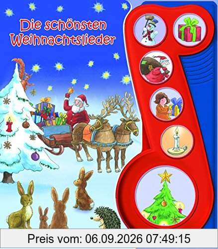 Die schönsten Weihnachtslieder - Soundbuch mit Stopptaste