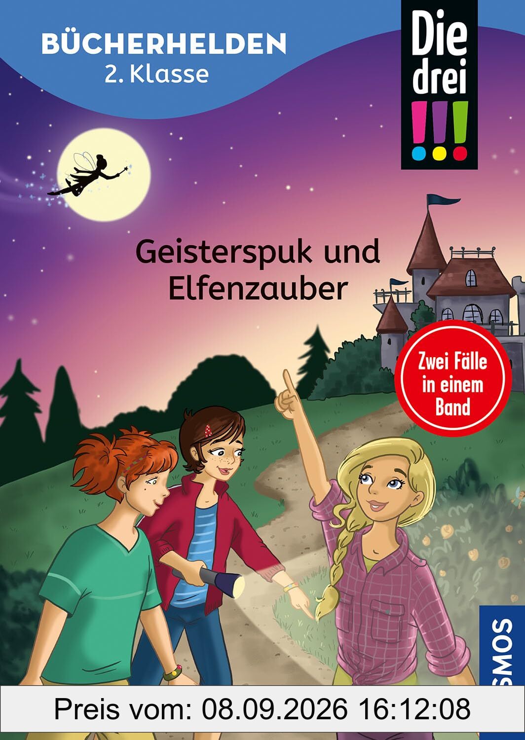 Die drei !!!, Bücherhelden 2. Klasse, Doppelband, Geisterspuk und Elfenzauber: Gut lesen können - spannende Detektivgeschichten im Doppelpack mit Kim, ... Marie - Kinderbuch für Erstleser ab 7 Jahren