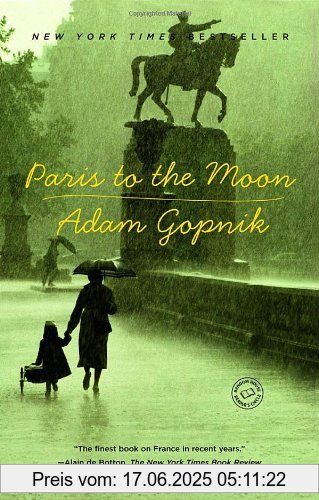 Binding : Taschenbuch, Edition : Reprint, Label : Random House Trade Paperbacks, Publisher : Random House Trade Paperbacks, NumberOfItems : 1, PackageQuantity : 1, medium : Taschenbuch, numberOfPages : 368, publicationDate : 2001-09-11, releaseDate : 2001-09-11, authors : Adam Gopnik, languages : english, ISBN : 0375758232