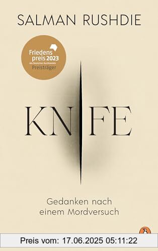 Binding : Gebundene Ausgabe, Label : Penguin Verlag, Publisher : Penguin Verlag, medium : Gebundene Ausgabe, numberOfPages : 256, publicationDate : 2024-04-16, releaseDate : 2024-04-16, authors : Salman Rushdie, translators : Bernhard Robben, ISBN : 3328603271