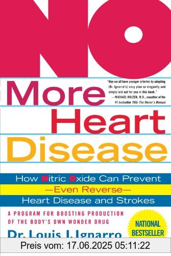 Binding : Taschenbuch, Edition : New., Label : Griffin, Publisher : Griffin, NumberOfItems : 1, PackageQuantity : 1, medium : Taschenbuch, numberOfPages : 272, publicationDate : 2006-01-24, authors : Louis Ignarro, languages : english, ISBN : 0312335822