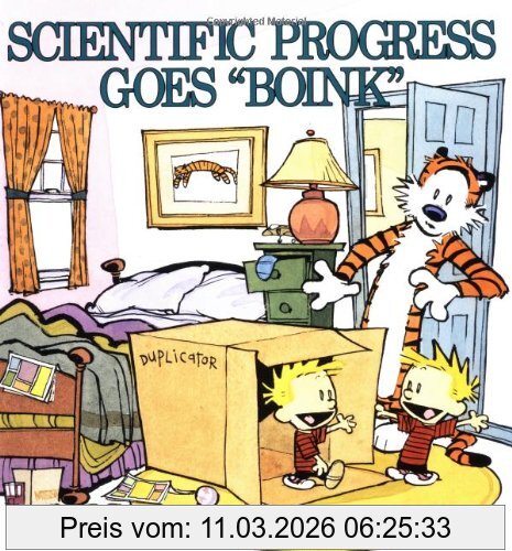 Bill Watterson Scientific Progress Goes Boink, A Calvin And Hobbes Collection