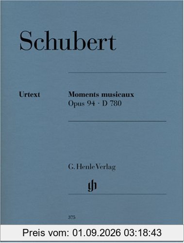 Moments musicaux op. 94 D 780. Klavier
