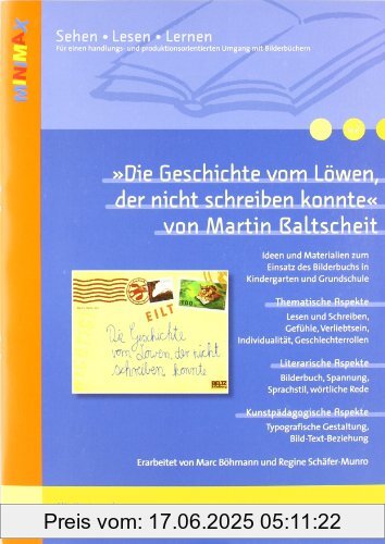 Binding : Broschüre, Edition : 4., überarbeitete Aufl., Label : Beltz, Publisher : Beltz, medium : Sonstige Einbände, numberOfPages : 24, publicationDate : 2011-01-24, authors : Marc Böhmann, Regine Schäfer-Munro, languages : german, ISBN : 3407627742