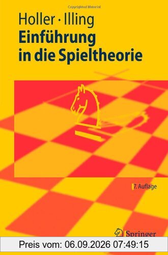 Springer-Lehrbuch: Einführung in die Spieltheorie