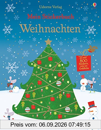 Mein Stickerbuch: Weihnachten