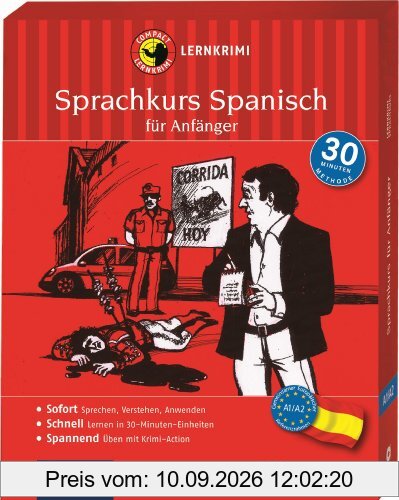 Compact Lernkrimi-Sprachkurs Spanisch. Spannend Sprachen lernen. Für Anfänger - Niveau A1 / A2