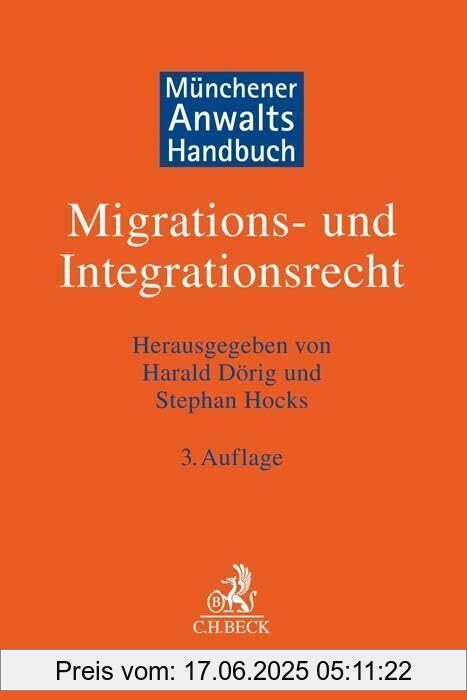 Brand : Beck C. H., Binding : hardcover, Edition : 3, Label : Münchener Anwaltshandbuch Migrations- und Integrationsrecht, medium : hardcover, numberOfPages : 1195, publicationDate : 2024-07-01, languages : german, ISBN : 340680165X