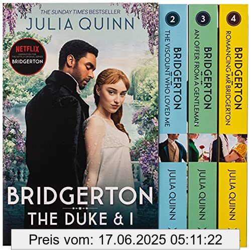 Brand : Little, Brown Book Group, Binding : Taschenbuch, Label : Piatkus, Publisher : Piatkus, NumberOfItems : 4, medium : Taschenbuch, publicationDate : 2021-04-15, releaseDate : 2021-04-15, authors : Julia Quinn, ISBN : 0349430187