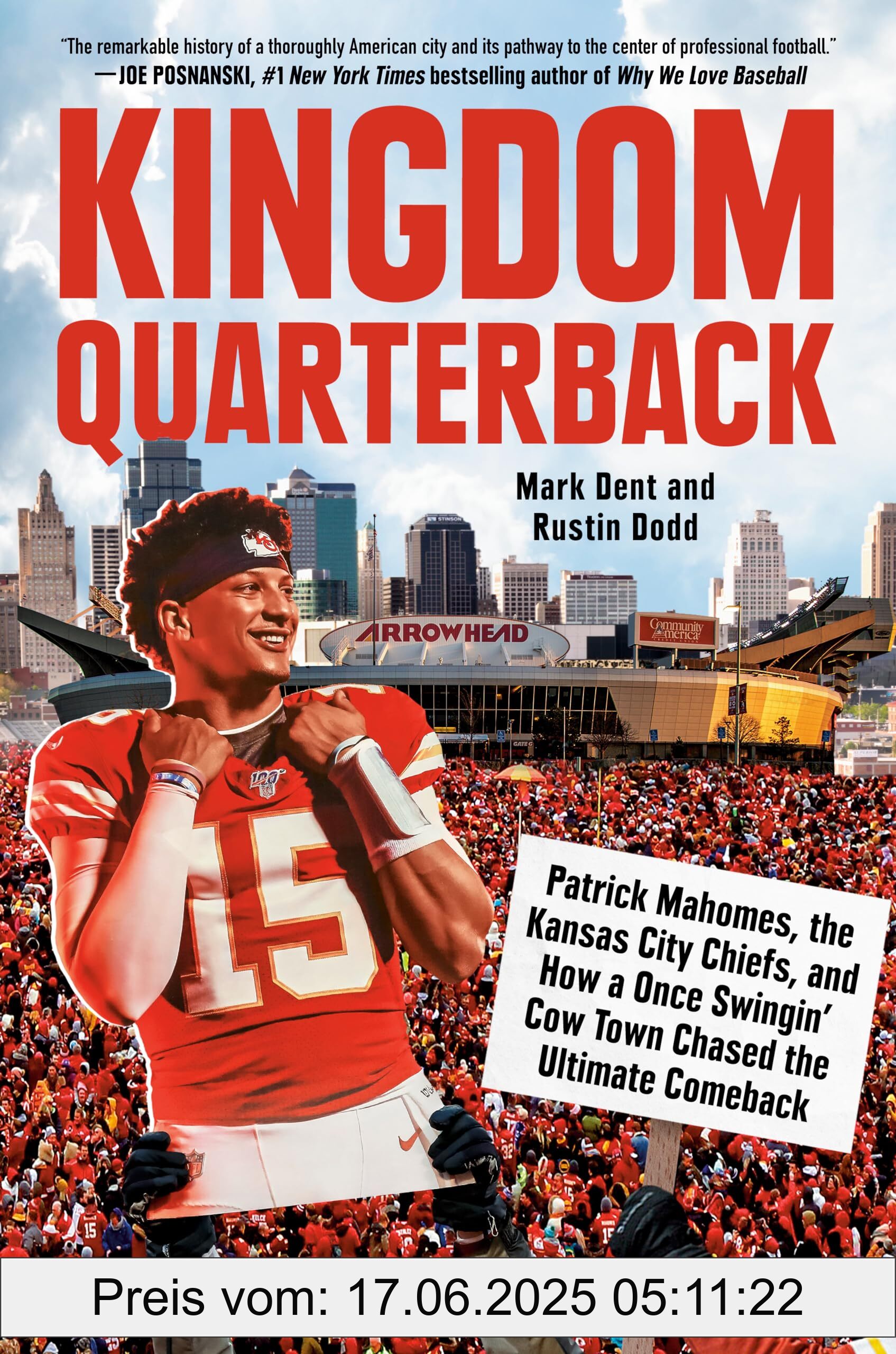Brand : Dutton, Binding : hardcover, Label : Kingdom Quarterback : Patrick Mahomes, the Kansas City Chiefs, and How a Once Swingin' Cow Town Chased the Ultimate Comeback, medium : hardcover, numberOfPages : 400, publicationDate : 2023-08-22, releaseDate : 2023-08-22, languages : english, ISBN : 0593472039