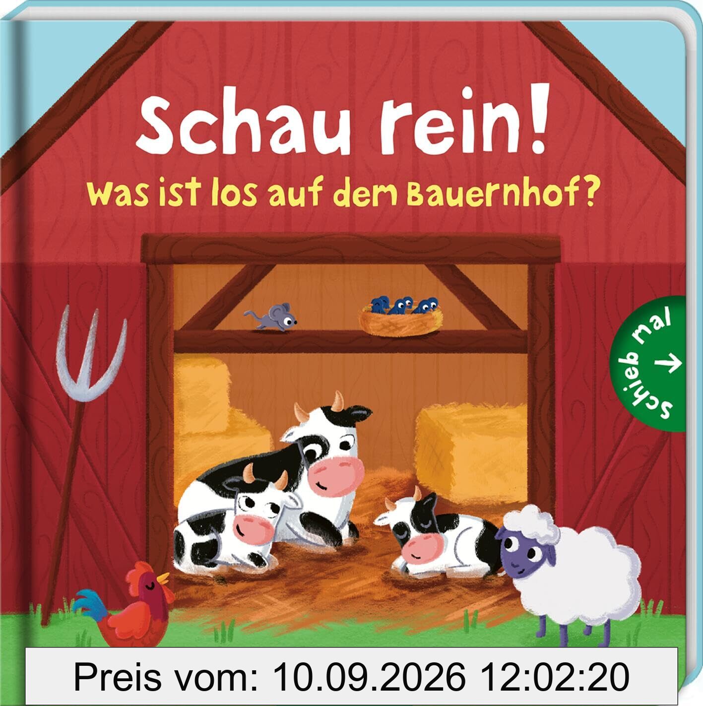 Schau rein! Was ist los auf dem Bauernhof?: Mit spannenden Schiebern | Fördert die Feinmotorik und den Spracherwerb, für Kinder ab 18 Monaten