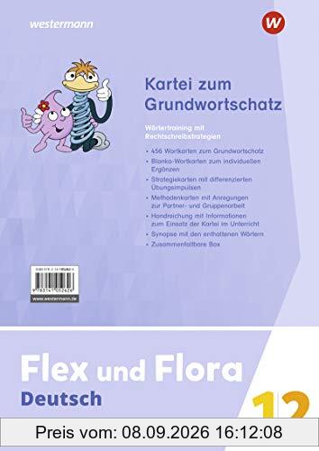Flex und Flora - Ausgabe 2021: Kartei Grundwortschatz 1 / 2