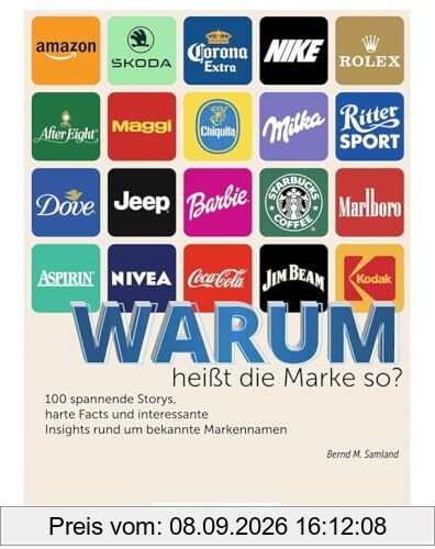 100 Markennamen - Warum heißt die Marke so?: 100 spannende Storys, harte Facts und interessante Insights rund um bekannte Markennamen