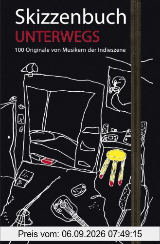 Skizzenbuch Unterwegs. 100 Originale von Musikern der Indieszene