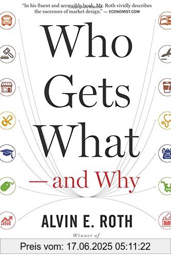 Binding : Taschenbuch, Edition : Reprint, Label : Houghton Mifflin Harcourt, Publisher : Houghton Mifflin Harcourt, medium : Taschenbuch, numberOfPages : 272, publicationDate : 2016-06-07, releaseDate : 2016-06-07, authors : Roth, Alvin E., languages : english, ISBN : 0544705289