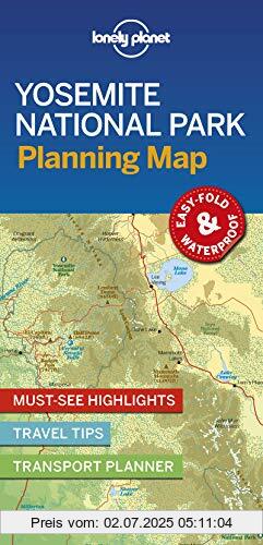 Die Buchhandlung in Oelde hat das Buch Lonely Planet Yosemite National Park Planning Map (Lonely Planet  Planning Maps)