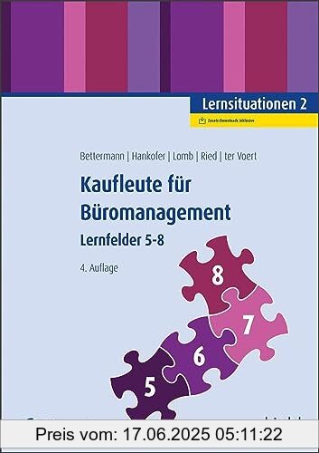 Binding : Taschenbuch, Edition : 4., aktualisierte Auflage. Zusatz-Downloads inklusive., Label : NWB Verlag, Publisher : NWB Verlag, medium : Taschenbuch, numberOfPages : 262, publicationDate : 2023-12-18, authors : Verena Bettermann, Hankofer, Sina Dorothea, Ute Lomb, Tina Ried, Ulrich ter Voert, ISBN : 3470661049