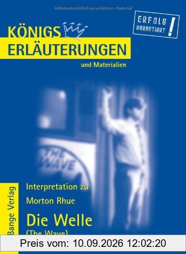 Königs Erläuterungen und Materialien, Bd.387, Die Welle