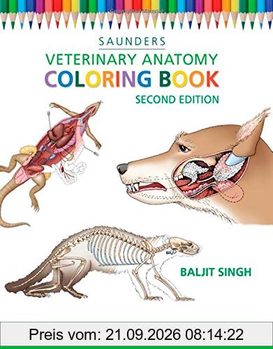 Veterinary Anatomy Coloring Book