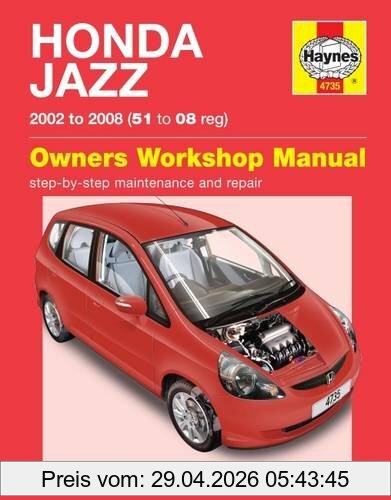 Haynes Publishing Honda Jazz (02 - 08) Haynes Repair Manual