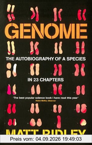 Genome: The Autobiography of a Species in 23 Chapters