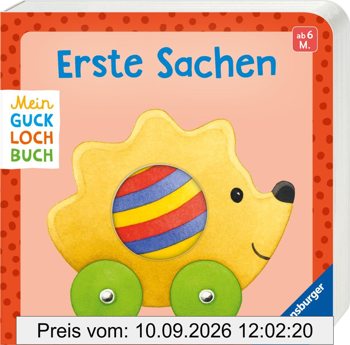 Mein Gucklochbuch: Erste Sachen, Pappbilderbuch für Kinder ab 6 Monaten, mit Spieleffekt