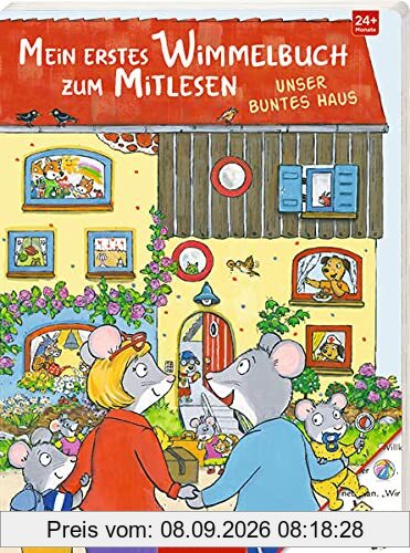 Mein erstes Wimmelbuch zum Mitlesen: Unser buntes Haus