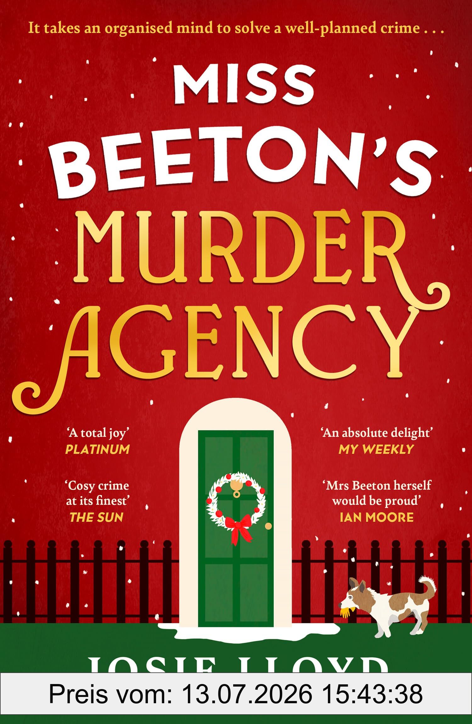 Josie Lloyd Miss Beeton’s Murder Agency, The Gripping New Cosy Crime Mystery Detective Novel For Christmas 2025