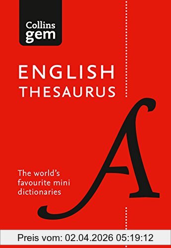 Collins Dictionaries Collins English Gem Thesaurus, The World's Favourite Mini Thesaurus (Collins Gem)