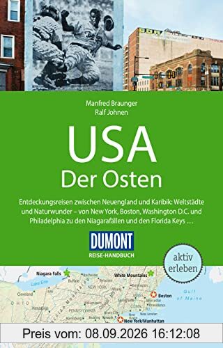 DuMont Reise-Handbuch Reiseführer USA, Der Osten: mit Extra-Reisekarte