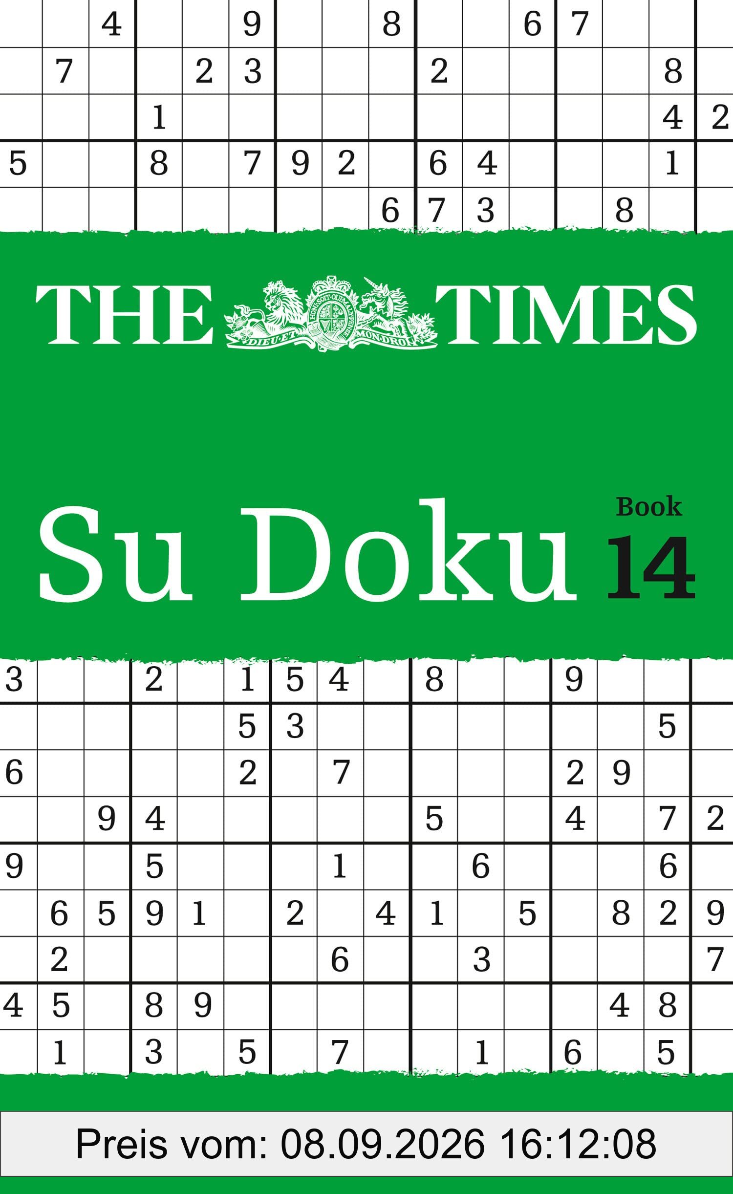 The Times Su Doku Book 14: 150 challenging puzzles from The Times