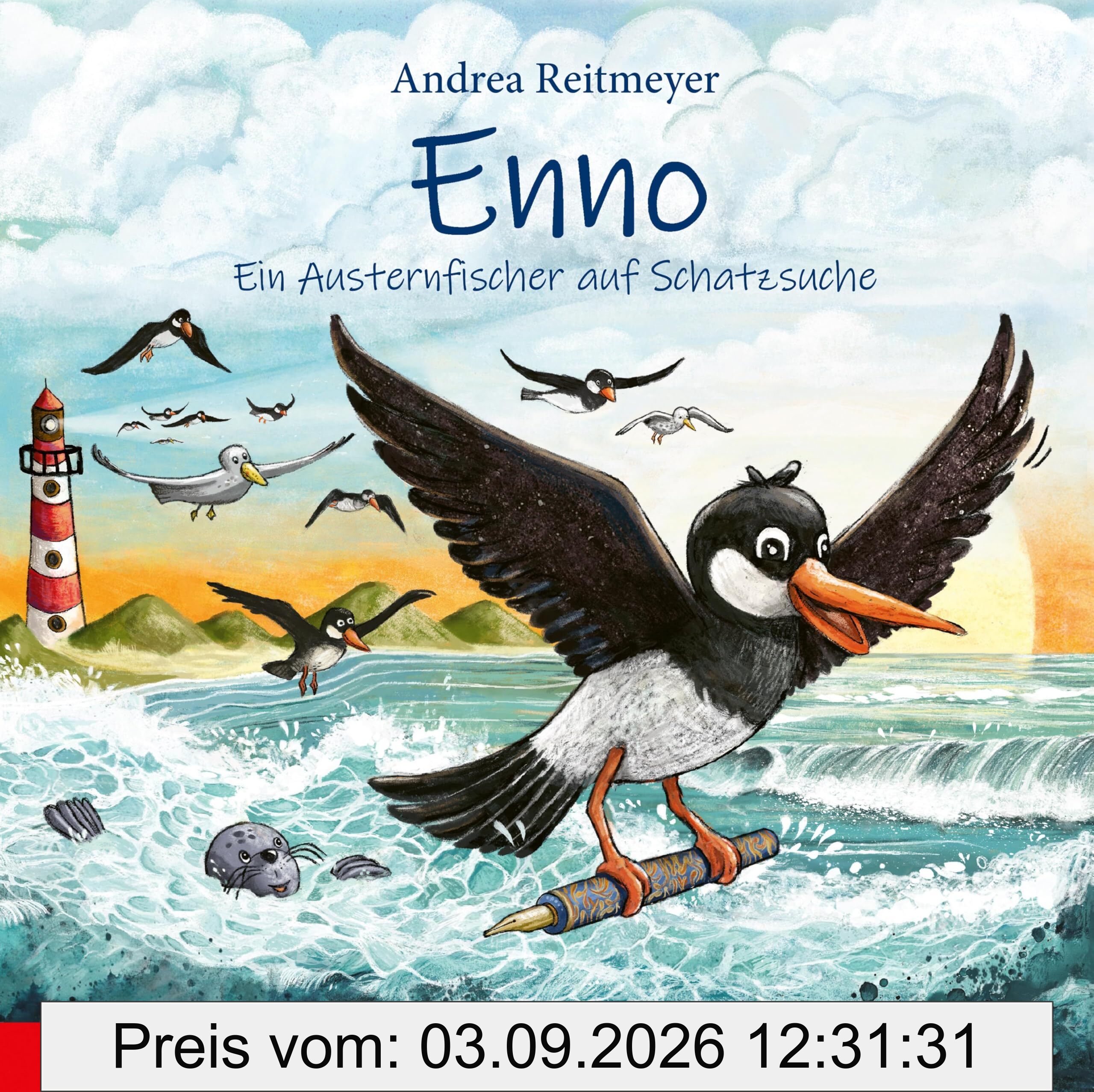 Enno - Ein Austernfischer auf Schatzsuche: Liebevoll erzählte Bilderbuchgeschichte ab 4 Jahren mit Bildsuchrätsel über Kreativität, Hilfsbereitschaft und den Mut, anders zu sein (Reitmeyers Tierwelt)