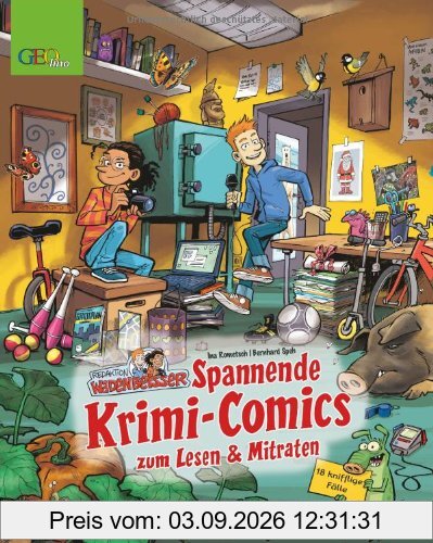 Redaktion Wadenbeißer: Band 3 - Spannende Krimi-Comics zum Lesen und Mitraten