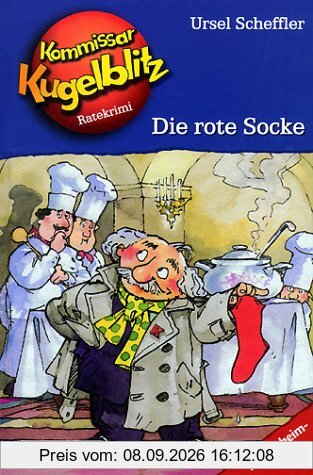 Kommissar Kugelblitz. Grossdruck: Kommissar Kugelblitz, Band 01: Die rote Socke: Ratekrimi: BD 1