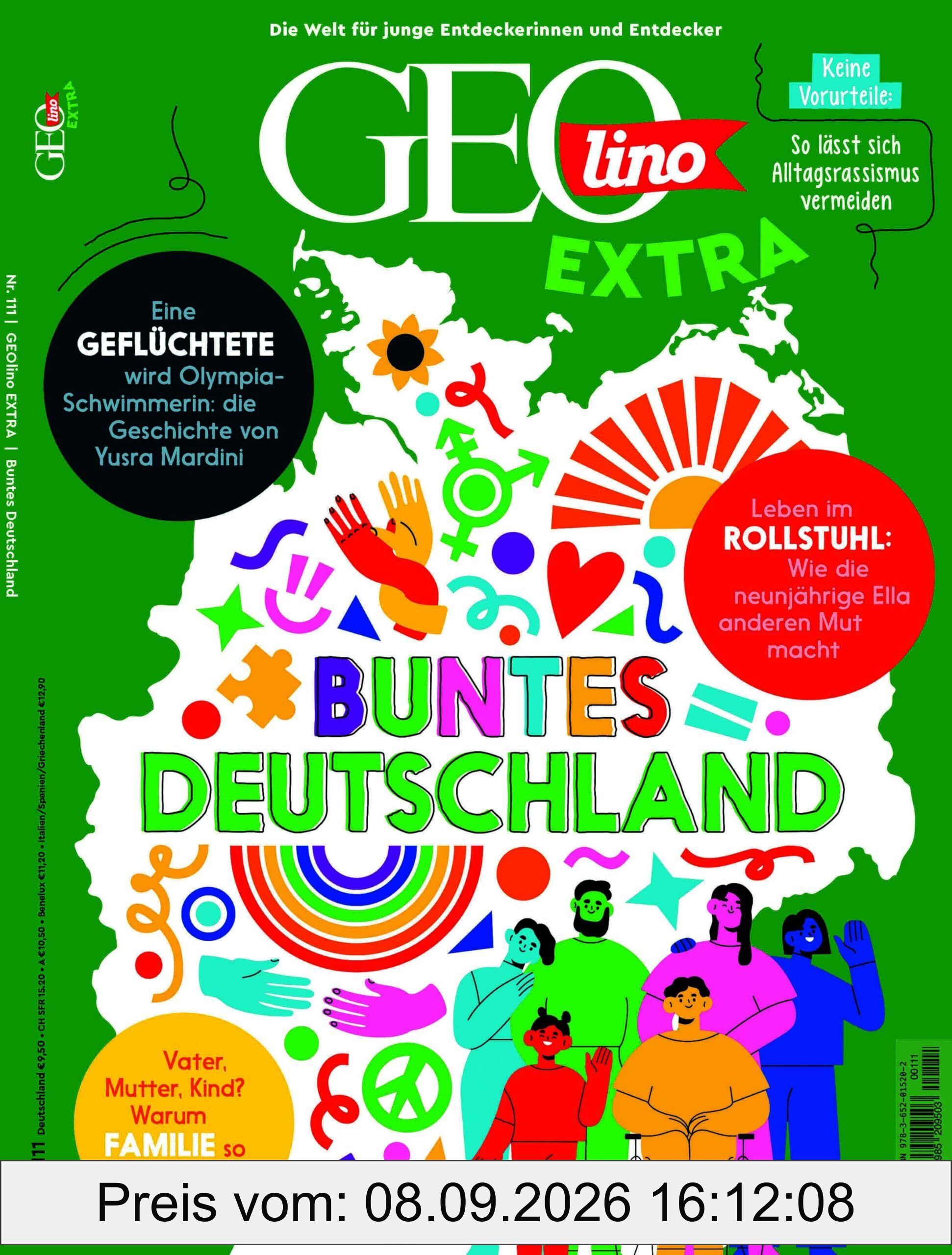 GEOlino Extra / GEOlino extra 111/2025 - Buntes Deutschland: Monothematisches Themenheft für kleine Abenteurer