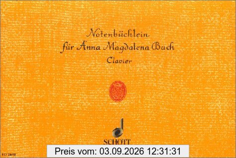 Notenbüchlein für Anna Magdalena Bach: Die leichtesten Stücke. Klavier.