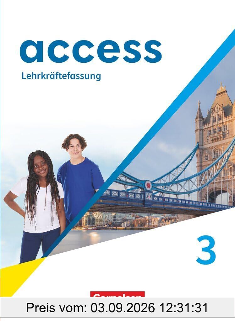 Access|NULL|Allgemeine Ausgabe 2022|Band 3: 7. Schuljahr|NULL|NULL|Schulbuch - Lehrkräftefassung|NULL